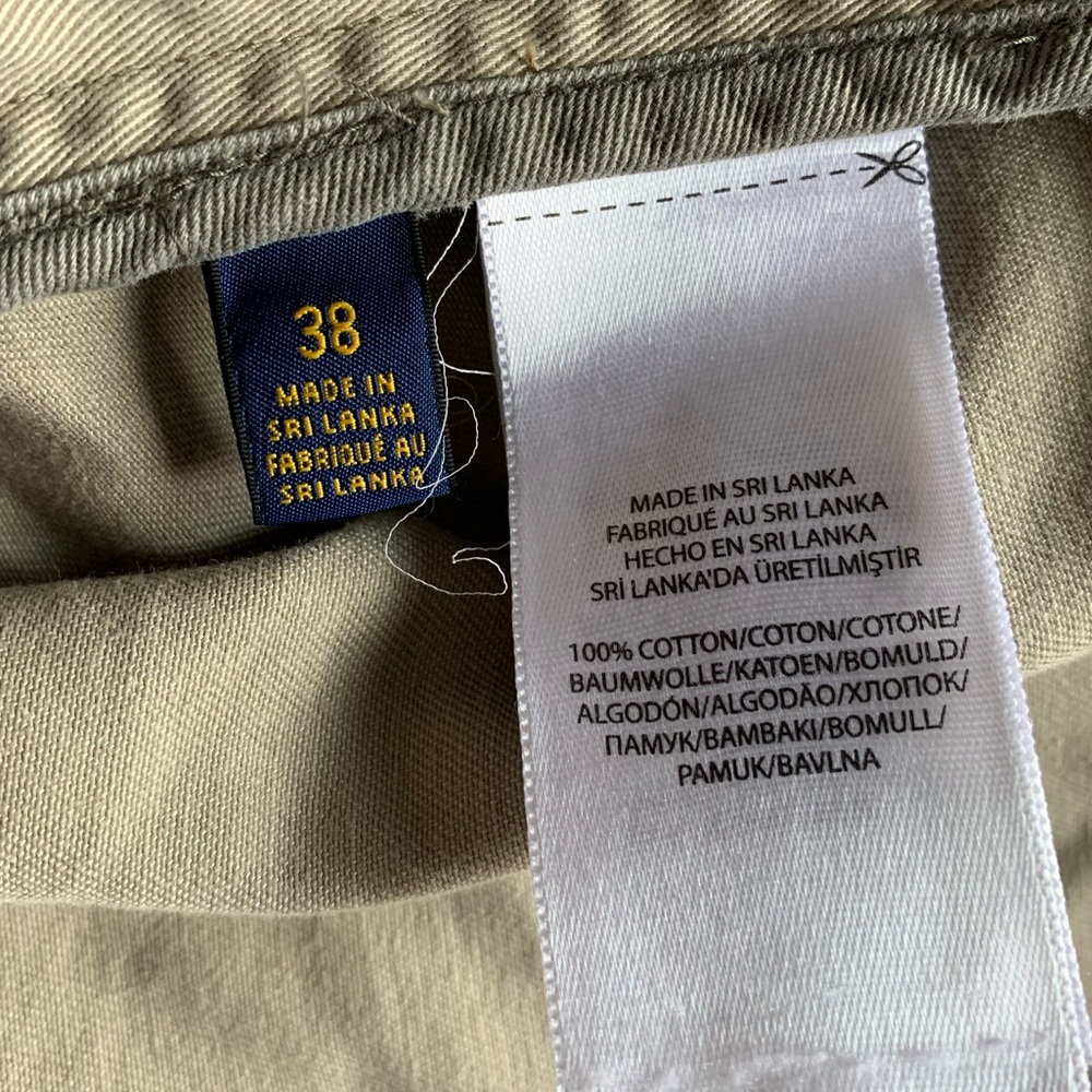 Polo Ralph Lauren Gellar Straight-Leg Cotton-Canvas Cargo Shorts Size 38 - Picture 8 of 9